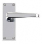 Victorian Straight Lever on Short Backplate